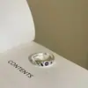Libro Rojo Nuevo Anillo de Plata de Ley S925 Diseño de Nicho para Mujer Moda de Lujo Ligero Anillo de Dedo de Gama Alta