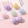Pacote de Materiais para Artesanato DIY - Contas Redondas Coloridas de Acrílico 16mm - Para Pulseira, Colar, Joias