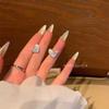 2025 Explosions Brincos Femininos High-end Sense Niche Light Luxo Elegante Zircon Brincos 925 Prata Agulha Brincos Atacado