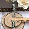 Cinta de Hilo Dorado y Plateado Estilo Coreano Estilo Chanel, Cinta con Flecos de Doble Borde, Adorno de Encaje para Accesorios de Ropa, al por Mayor en Stock del Fabricante