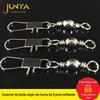 Junya artes de pesca B- em forma de conector giratório acessórios de pesca acessórios de pesca oito em forma de anel acessórios de pesca 8 em forma de anel artes de pesca atacado