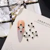 Itens Mais Vendidos Transfronteiriços: Brincos de Cruz Cromados, Acessórios para Nail Art, Liga de Zinco com Strass Estilo Punk Retrô, Diamantes para Unhas Vestíveis
