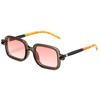 Nuevas gafas de sol cuadradas artísticas retro de tiro callejero transfronterizo de moda europea y americana, gafas de sol antiazules INS modernas transfronterizas