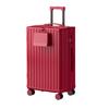Maleta de Boda Festiva Roja de Aspecto Elegante, Caja de Dote de Boda, Maleta de Luna de Miel con Ruedas Universales Duraderas, Robusta