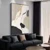 Pintura Decorativa Abstrata Minimalista para Sala de Estar, Pintura de Parede de Fundo para Sofá Moderno, Pintura para Corredor de Entrada de Casa, Pintura de Parede