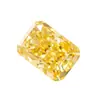 Flor de hielo corte acero de alto carbono taladro bisel rectangular colección de colores piedra desnuda al por mayor circonita cúbica sintética óxido