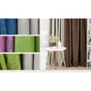 Tela de Cortina Blackout de Lino de Color Sólido Venta Directa de Fábrica