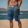 Pantalones Cortos Casuales de Playa para Hombre de Verano Transfronterizos Estampado Digital 3D Moda Deportiva Vacaciones Hawai