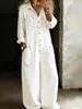 Mono de Mezclilla Europeo y Americano Conjunto de Moda Estilo Casual Top con Solapa Overol Mono Ropa para Mujer Transfronteriza Amazon