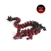 Figura de Dragón de Cristal Impresa en 3D con Articulaciones Móviles, Coleccionable Popular Transfronterizo, Juguete Creativo con Articulaciones Móviles