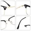 Nuevo Marco Metálico Cuadrado para Cejas para Hombres Marco Óptico para Hombres Marco de Gafas de Negocios Maduro y Elegante Se Puede Equipar con Miopía Fabricante Venta al por Mayor