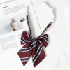 Gravata borboleta Yugen Uniforme JK Feminino Cor Sólida Estilo College Camisa Acessórios para Uniforme Escolar Traje de Marinheiro Decoração com Laço Tendência