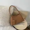 Bolsa de Gran Capacidad para Comercio Exterior para Mujer 2025 Nuevo Diseño de Nicho Tejida al Hombro Axila Bolsa para Suegra Bolsa Tote para Viajes