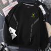 Moletom Gola Redonda Masculino Moda Outono Marca Todas as Ocasiões Estampado Solto Manga Longa Roupa de Baixo Roupas de Casal Masculinas e Femininas Top para Estudante