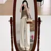 Nuevos Pantalones Casuales Sueltos para Mujer 2026, Pantalones Versátiles de Moda Estilo Coreano, Pantalones de Verano Finos de Pierna Ancha hasta el Suelo