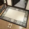 Felpudo de Entrada de Gama Alta, Felpudo Antideslizante, Alfombra para Uso Doméstico, Felpudo Vintage Lavable que Elimina el Polvo