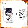 Adesivos Eletrostáticos para Vidro sem Cola para Halloween para Janelas de Casa, Vitrines de Lojas e Fachadas, Decalques Decorativos para Janelas sem Resíduos