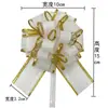 Nuevo Modelo Transfronterizo Amazon 30 # Flor de Bola Tridimensional Cepillada Chapada en Oro para Empaque de Regalo para Fiestas y Navidad.