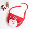 Perro Gato Mascota Sombrero de Navidad Toalla Babero Teddy Fadou Bo Mei Ropa de Otoño e Invierno Suministros para Disfrazarse