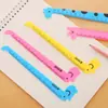 Regla Plástica Divertida y Colorida de Jirafa 15cm Estudiante Estudiante de Jardín de Infancia Papelería Creativa Regalo de Regreso a Clases Mayoreo