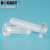 Tornillo de Máquina Phillips Cabeza Redonda M2-M12 de Nylon PA66 Aislado Plástico Negro Plástico Transparente PC Tornillo