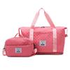 Nova Bolsa Fashionável para Viagens de Curta Distância Expansível Portátil Bolsa de Armazenamento de Bagagem Bolsa Esportiva Fitness com Compartimento para Roupas Molhadas e Secas