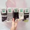 Meias Novas de Outono e Inverno Mian Kao para Mulheres Meia-Calça Meio da Panturrilha Meias de Desenho Animado para Mulheres Estilo Japonês Estilo College Estilo Coreano Meias de Algodão para Estudantes