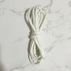 Punto 15 color 7mm semicírculo color cordón de poliéster para zapatos deportivos casuales Zapatos de baloncesto Zapatos blancos DunkSB