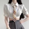 Shan Chui Tongge Accesorios Pequeños Jk Pajarita Camisa Estilo Estudiante Femenino Corbata Sin Nudo Masculino Dk Estilo Pareja