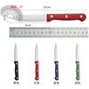 Cuchillo de Fruta de Caramelo de 3 Pulgadas Cuatro Colores Cuchillo de Fruta para el Hogar Cocina Acero Inoxidable Pelador de Fruta Melón Verduras