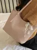Bolsa de Hombro Grande Estilo Coreano para Mujer, Bolso de Mano Retro de Alta Gama para el Trabajo, Bolso de Mano Casual Versátil de Moda