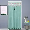Cortina de Porta à Prova de Mosquitos para o Verão, Fly-Proof para Quarto, Transparente à Luz, Respirável, Cortina Divisória de Renda que Preserva a Privacidade com Cortina de Pendurar com Velcro