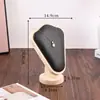 Soporte de Exhibición de Madera Maciza para Collar de Pata de Cabra, Colgador de Joyería para Cadena de Clavícula, Exhibidor de Mostrador para Almacenamiento de Collares, Soporte para Transmisión en Vivo