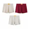 Huajielong Ropa Interior de Hombre Talla Grande Algodón Cintura Media Transpirable Color Sólido Textura Suave Boxer Briefs Venta al por Mayor