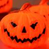 Lanterna de Abóbora LED Halloween Ghost Festival Street Ghost Face Smiley Holiday Party Atmosphere Luzes Decorativas Pátio Luzes Decorativas