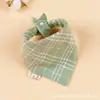 Toalla triangular de algodón para bebé toalla para recién nacido anti-escupir leche agua saliva toalla para bebé niño y niña babero de algodón toalla base para babero