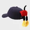 Boné Criativo Fofo de Desenho Animado com Bumbum Primavera e Verão Chapéu de Sol para Viagem Versátil Boné Bico de Pato Atacado