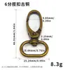 Hebilla de Cordón Elástico para Bolsas, Hebilla para Correa de Hombro de Correa para Perro, Hebilla de Gancho de Hardware para Equipaje en Stock Hebilla Elástica de Correa de 1.0 pulgada