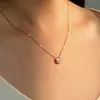 Collar Colgante de Siete Piedras Copo de Nieve Moissanita Chapado en Oro de 14K para Mujer Moda Viaje Lujo Ligero Diseño de Nicho Cadena para Clavícula