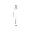 Cubiertos de Acero Inoxidable Cuchillo para Bistec Postre Tenedor Cuchara Set Restaurante Uso Doméstico Cuchara Cuchara para Café Hotel Comida Occidental