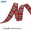 Cinta de Tela a Cuadros de 1 cm Materiales para Accesorios de Cabello DIY para Hacer Lazos, Ropa de Muñecas, Sombreros y Cintas para Envolver Regalos