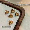 Arte de Uñas 2025 Nuevo Estilo Maillard Fondo Puntiagudo Diamante Celebridad de Internet Estilo Caliente Otoño e Invierno Cuadrado Grueso Color Rojo Café Diamante Estéreo Joyería para Uñas
