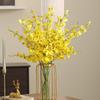 Flor Artificial nueva orquídea danzante sencilla artificial decoración de hotel restaurante sala de estar boda orquídea danzante flor artificial