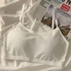 Nueva estudiante de secundaria niña ropa interior período de desarrollo copa fija push up delgado estudiante de secundaria sujetador deportivo chaleco