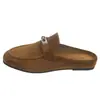 Pantuflas tipo mula de estilo británico para mujer, nueva colección otoño 2026, sandalias versátiles, cómodas, casuales y fáciles de usar de punta cerrada, pantuflas estilo Birkenstock