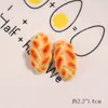 Pan de Crema Falso Comida Pastel Accesorios de Resina Niños Bricolaje Materiales Hechos a Mano Juguetes para Jugar en Casa Adornos de Moda