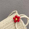Broche de flor de lã crochê puro à mão material mohair acessórios de vestuário