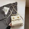 Bolso de Hombro Gran Capacidad Textura Retro para Mujer Bolso de Mano Bolso de Mujer Mochila Estilo Coreano para Estudiantes Clase Comercio Exterior Transfronterizo