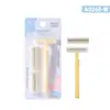 Maquinilla de afeitar de doble capa Lmltop para mujer con 2 cuchillas incluidas, maquinilla manual para axilas, venta al por mayor A0265