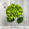 Flor de boda verde, flor de seda, decoración del salón de bodas, fondo de pared con flores falsas, arreglo floral para ventana de jardín Monet